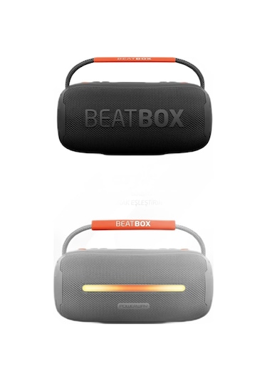 Powerway Beatbox Bluetooh Led Işıklı Hoparlör