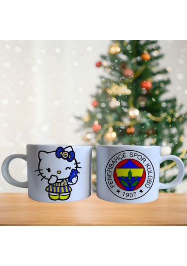 Fenerbahçe Porselen Fincan / Kupa -mug 730 Beyaz