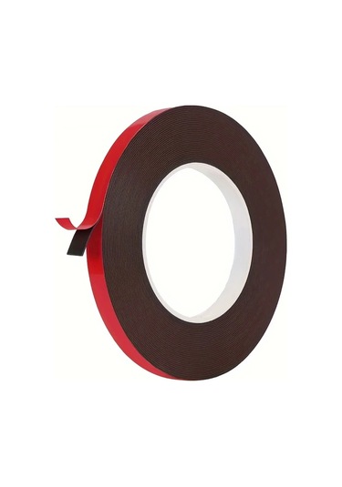 Chenkestoreone 1 Parça Çift Taraflı Süper Yapışkan Köpük Bant Montaj Sabitleme Pedi Kırmızı