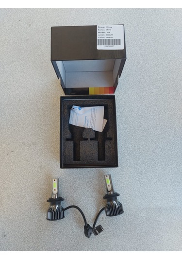 Ricco H4 Slim Mini Led Xenon Green Yeşil Renk 8000lm H4 Yeşil Led Zenon