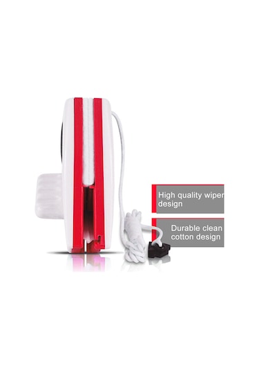 Sones Kullanışlı Çift Taraflı Cam Silecek Temizleme Fırçaları Cam Temizleyici, Uygulama Aralığı: 5-12mm Cam