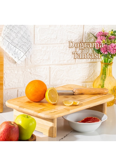 Rossel Premium Soho Stand. Bambu Doğrama Tahtası 14982
