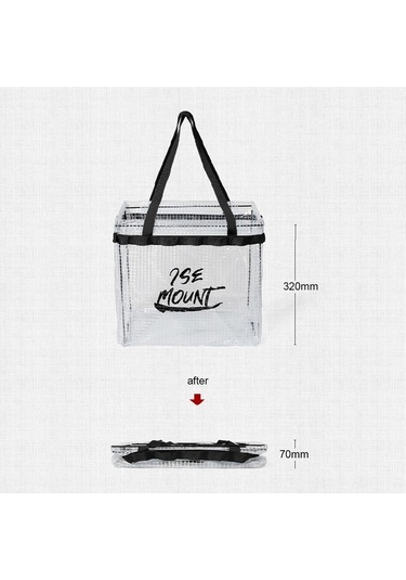 Tongxida Geniş Kapasiteli, Dışarıda Kullanım İçin Pvc Saklama Kutusu - Katlanabilir, Çok Amaçlı, Piknik Kamp Çanta, Farklı Ren Çok Renkli