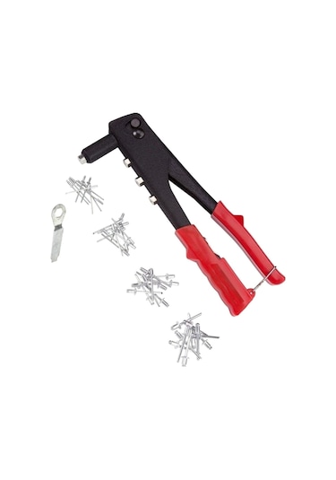 Perçin Makinası Tabancası Elle Sıkım Perçin Aleti 40 Adet Perçin