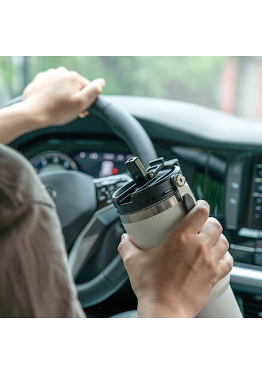 Tyeso Dailyneed Vakumlu Paslanmaz Çelik İki Katmanlı Termos 600 ML