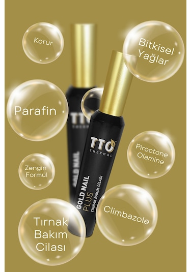 Tto Gold Nail Plus Tırnak Solüsyonu 20 Ml