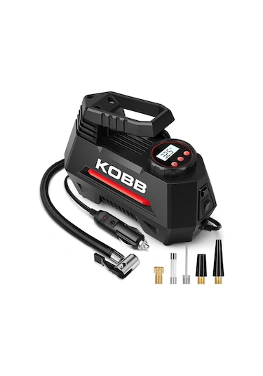 Kobb Kb180 12volt 150 Psı Ayarlanabilir Dijital Basınç Göstergeli Lastik Şişirme Pompası Fr Kb180