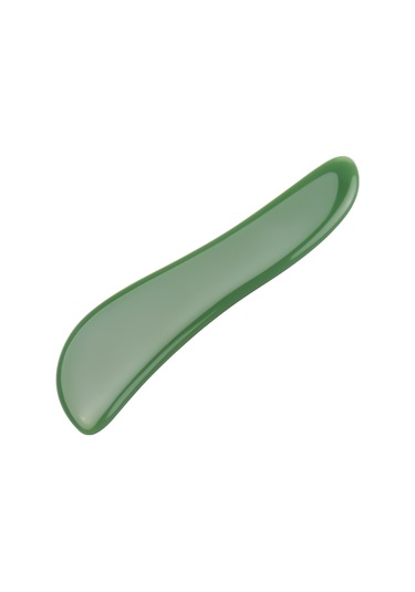 Youtek Doğal Yeşim Taşı Gua Sha Masaj Aleti - Yüz, Boyun Ve Vücut Bakımı İçin