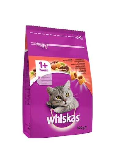 Whiskas Biftekli ve Havuçlu Yetişkin Kedi Maması 7 x 300 G