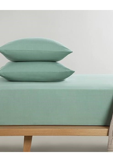 Tek Veya Çift Kişilik Lastikli Çarşaf Yeşil