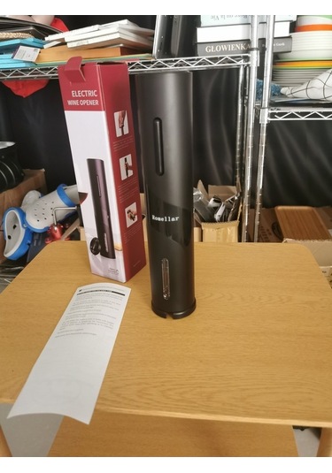 Novahub Kablosuz Şarap Açacağı - Pratik Ve Hijyenik, Siyah Siyah