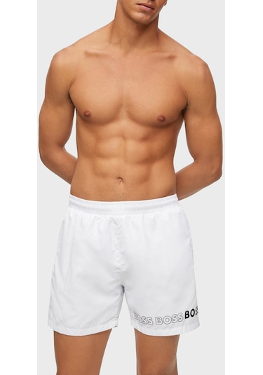 Boss Erkek Mayo Short 50469300 100 Beyaz