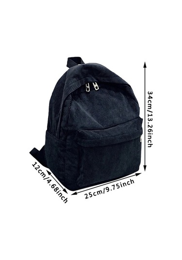 Zyzqstore Yeni Moda Kadın Kadife Sırt Çantası, Kolej Kullanımı, Çok Renkli Seçenekler Çok Renkli