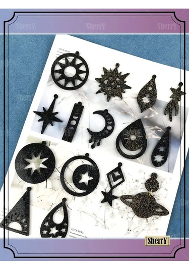 Sherryleis Küpe Kalıbı. Yıldızlı Gökyüzü 22,5x17x0,5 Cm 167966773