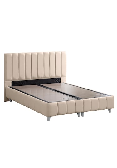 Narva İkili Set, Narva Tek Kişilik Baza Başlık Seti Bej 100 x 200
