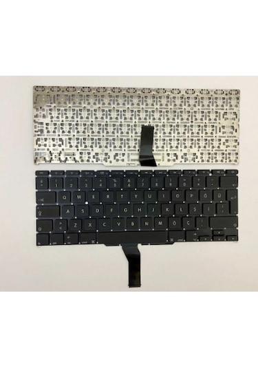 Nion Apple Uyumlu MacBook Air A1370 Notebook Klavye Siyah Tr