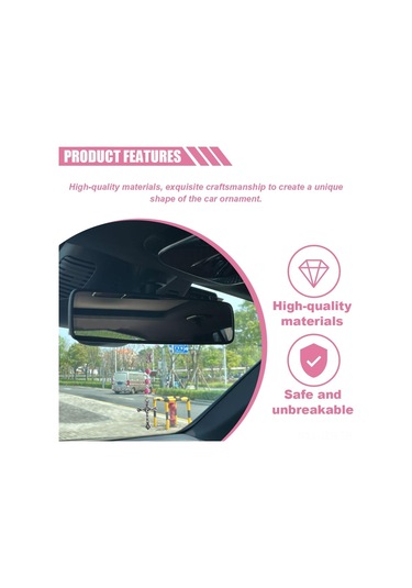 Geeroyoo Gül Desenli İpeksi Boncuklu Tesbih, Haç Tasarımında Kutsal Ayak, Pembe Renkli Dini Aksesuar Beyaz Taşlı Rose