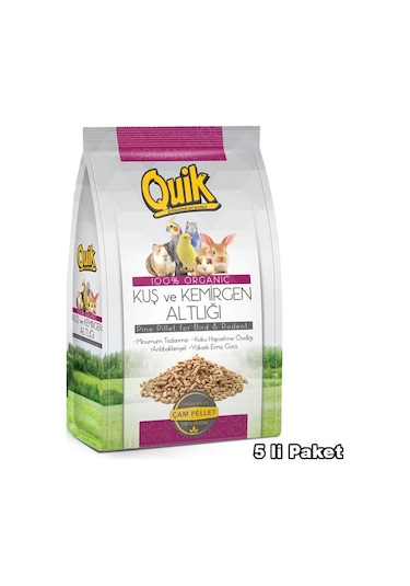 Quik Kemirgen Ve Kuş Altlığı 1 Kg 5'li