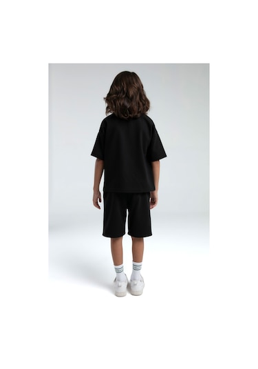 Rolypoly Erkek Çocuk Siyah Bermuda Takım 5274-47564 Siyah