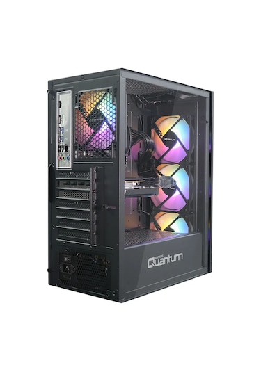 Quantum Gaming Snapfire Dark Gray 650w Power 4 Fanlı Mesh Bilgisayar Kasası