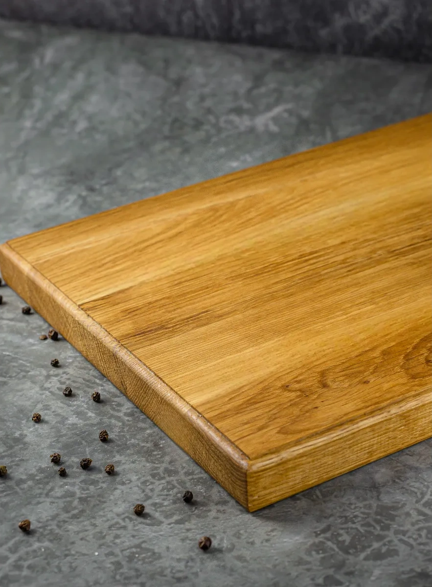 Woodlıne32 Büyük Meşe Ahşap Kesme Tahtası, 37x23 Cm, 1 Adet. 449001850 Meşe