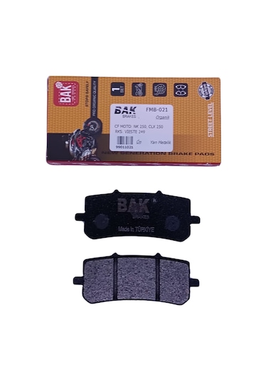 Bak Brakes Fmb-021 Cf Moto Nk 150 Abs , Nk250 Eski Model . Rks Vieste 249 Ön Fren Balatası Organik Kalite Fmb-021