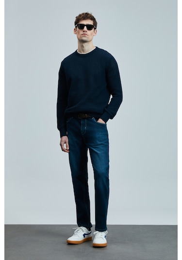 Lufian Dante Erkek Denim Pantolon 111200200 Mavi