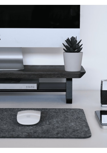 Küçük Monitör Standı Ceviz