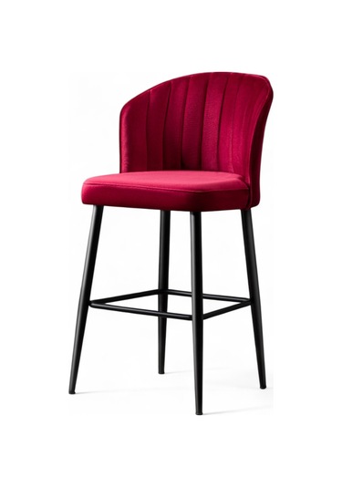 Mymassa  Rubi Bar Sandalyesi Bordo
