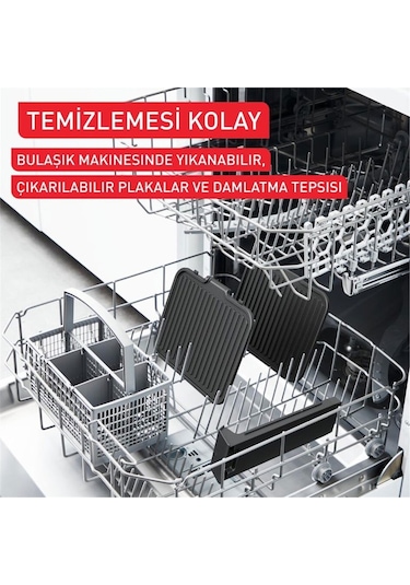 Tefal SuperGrill 3in1 6 Dilim Kapasiteli 2000 Watt Barbekü Izgara ve Tost Makinesi