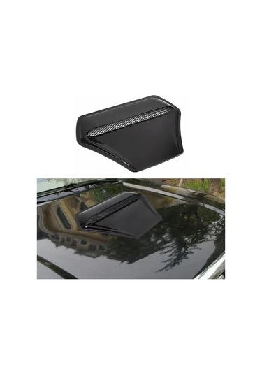 Besthome1 Siyah Jdm Motor Kaputu Hava Girişi Dekorasyon Kapağı Turbo Aksesuar