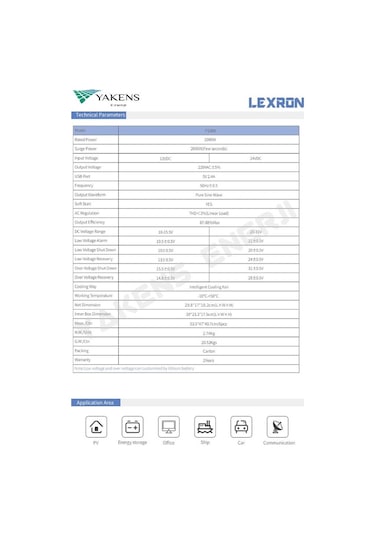 Lexron 1000 Watt 24v Tam Sinüs İnverter Lexron