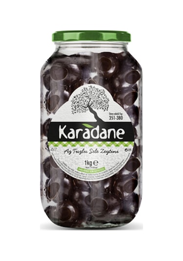 Karadane 351-380 KB Doğal Az Tuzlu Sele Zeytin 1 KG