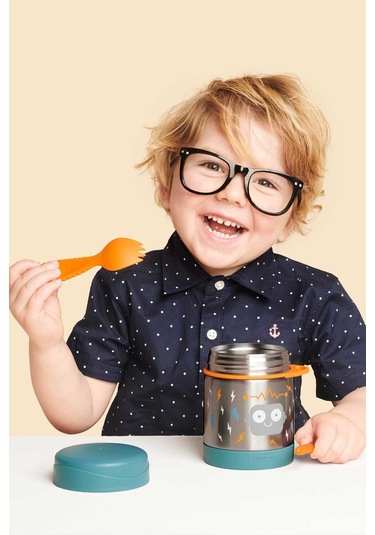 Skip Hop Zoo Paslanmaz Çelik Termos 325ml Robot
