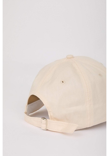 DeFacto Erkek Nakışlı Pamuklu Cap Şapka D7820AX25SMBG26