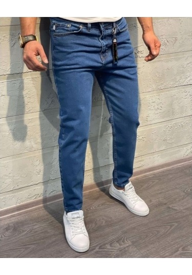 Oliggopol Erkek Boyfriend Jeans Likralı Kot Pantolon