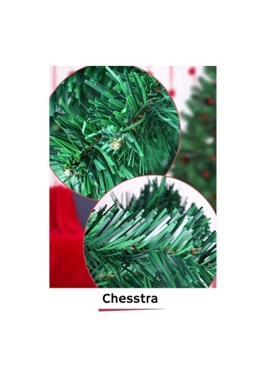 Kutulu Ayaklı Süsleme Seti Yılbaşı Çam Ağacı Renkli Işığı Yeni Yıl Süsleri Noel Paket 150 Cm 240 Dal Standart