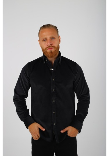 Brango 13345 Erkek Spor Gömlek Antrasit