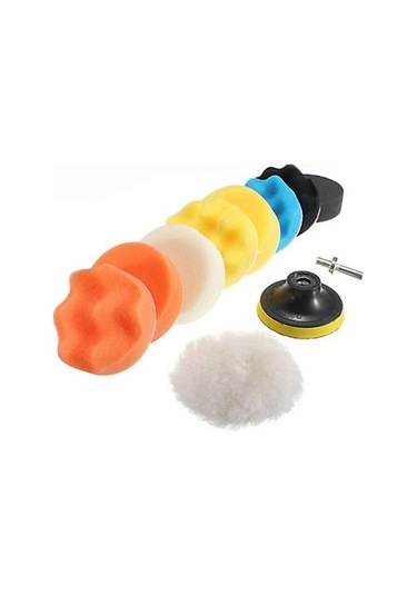 Pazly 11 Adet 3-inç Araba Parlatma Pedi Kiti - Köpüklü Parlatıcı & Cila Seti