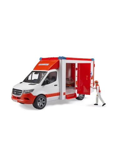 Bruder Mercedes Benz Sprinter Sirenli Ambulans Ve Ekibi Br02676