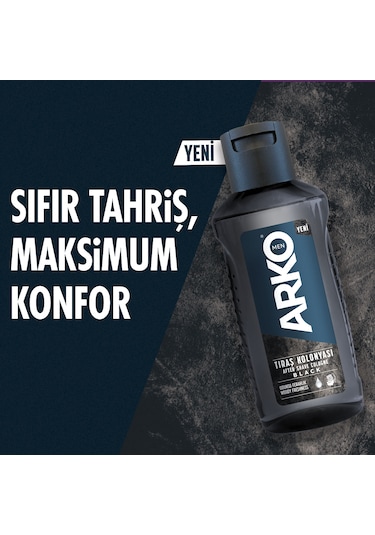 Arko Men Black Edition Tıraş Kolonyası 4 x 255 ML