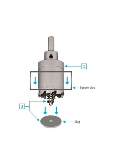 3Keego 70 mm TCT Uzun Delik Testeresi HP80