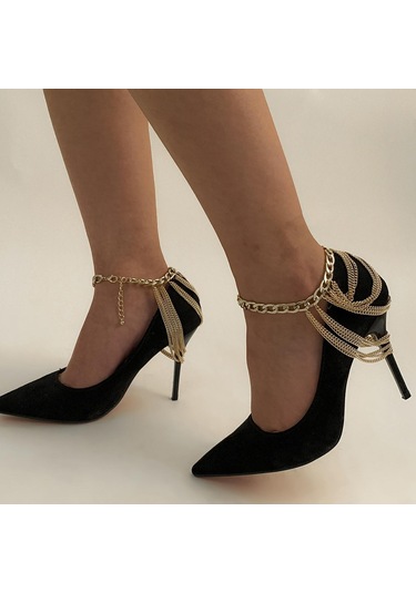 Suntek Katmanlı Püskül Halhal Zarif Hediye Gece Altın Altın