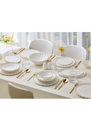 Aryıldız Rs Margaret Gold 54 Parça Porselen Yemek Takımı Ar263587
