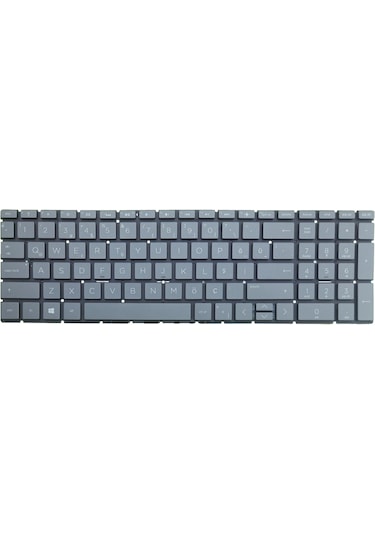 HP Uyumlu 15-da1017nt (5QS92EA) Notebook Klavye Işıklı (Füme)