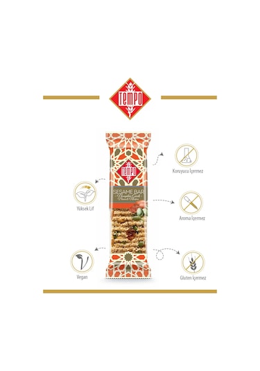 Karışık Kuruyemişli Susam Krokan 45 G X 12 Adet