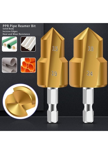 Fafeicy Boru Rayba Uçları, Yüksek Karbonlu Çelik Kademeli Matkap