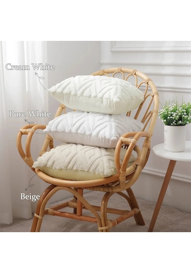 Olanly Yumuşak Minder Örtüsü 45x45 Peluş Yastık Kılıfı Rahat Ev Dekor Atmak Yellow 45x45cm Yellow