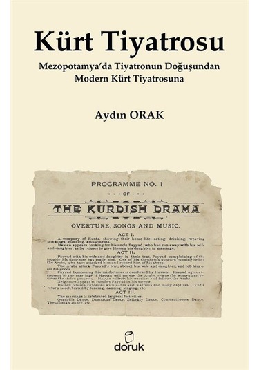 Kürt Tiyatrosu - Aydın Orak - Doruk Yayınları