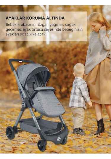 Convers Neva Yeni Nesil Cabin Çifyön Bebek Arabası Siyah